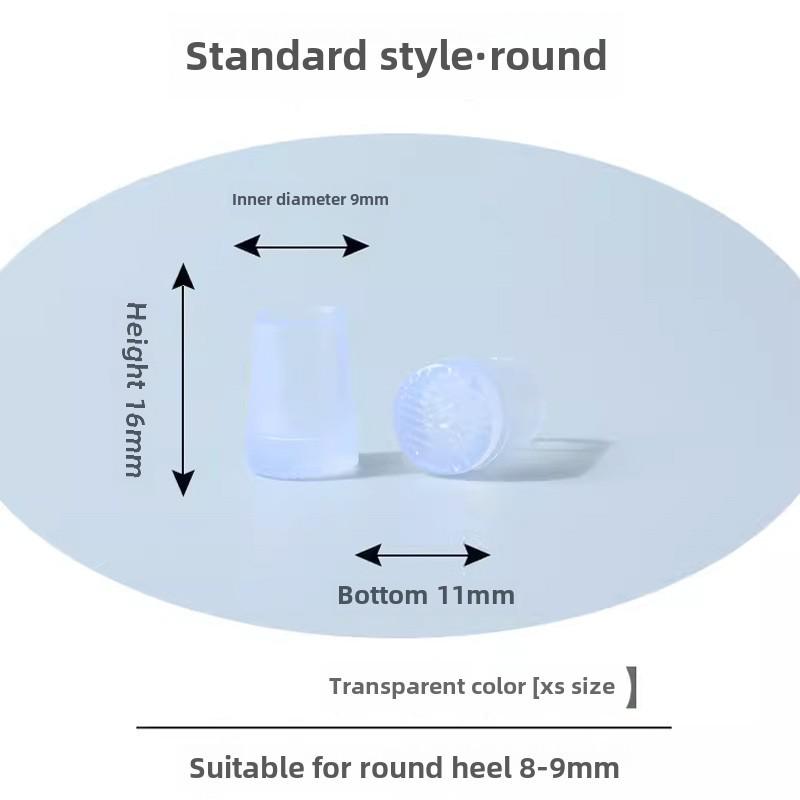 Silent Anti-Slip Stiletto Heel Protectors: Mute, Wear-Resistant Pads for Women's High Heels