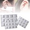24 шт стальные хирургические серьги-гвоздики для пирсинга ушей для инструмента для пирсинга