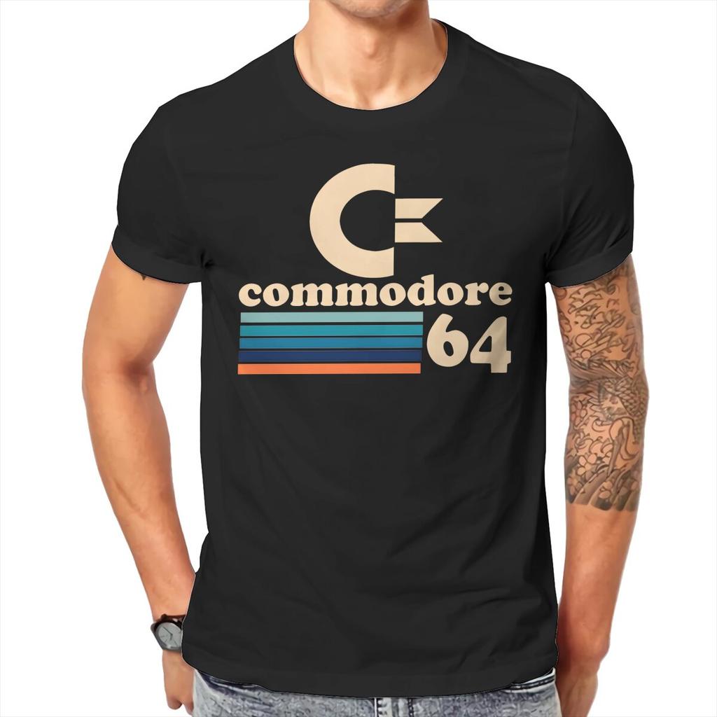Commodore 64 Computers T Shirt Homme Unisexs Tshirt Cotton Unisex Clothing