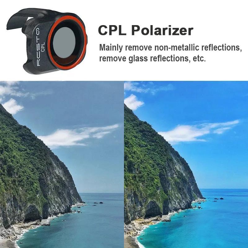 RCSTQ For DJI Mini 2/Mini 2 SE Drone Filter UV CPL ND4 ND8 ND16 ND32 ND/PL Camera Lens Filter Set for Mini SE/Mini 4K Accessorie