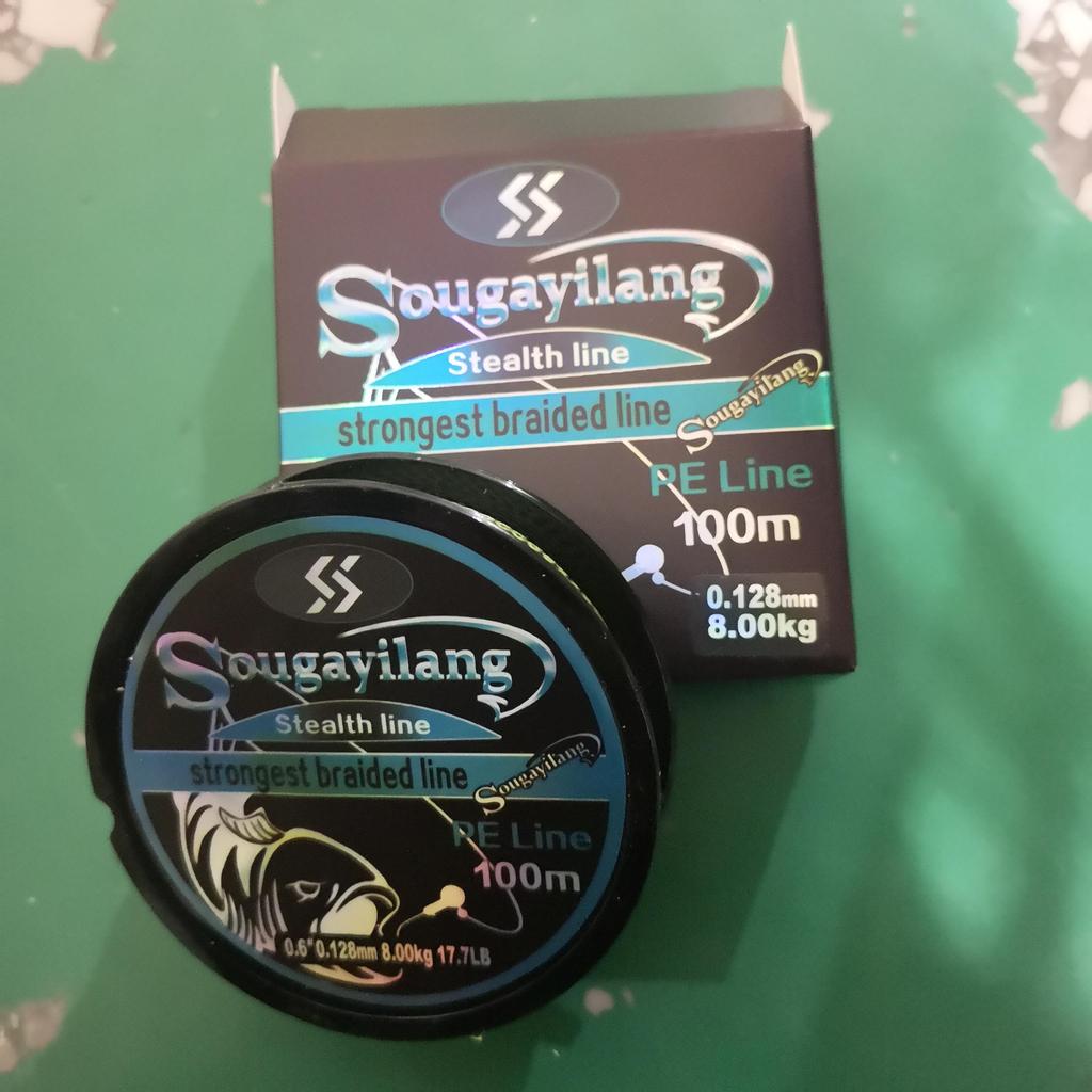 Плетеная леска 100 м, высокое качество, 4 стойки, 12-40 фунтов, гладкая плетеная монофильная леска