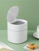 Rice Wood Press-Type Desktop Trash Can for Home, Office, Car - Wastepaper Basket & Storage Bin
