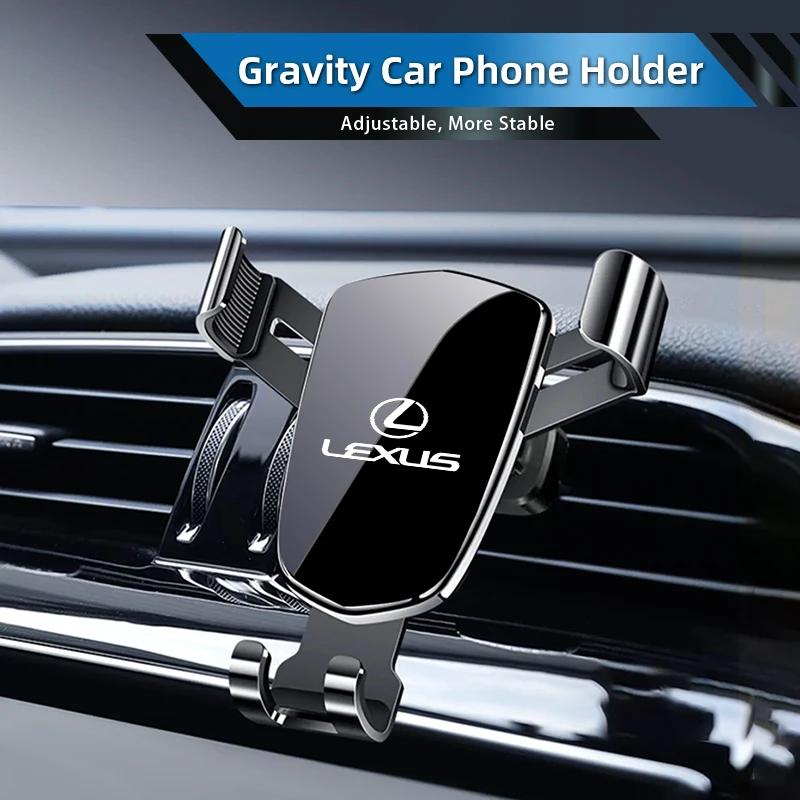 THQP1 Car Accessories Gravity Phone Holder GPS Mount Mobile Support Bracket For Lexus IS250 IS200 CT200h GS300 LS430 RX450h LX570 IS30