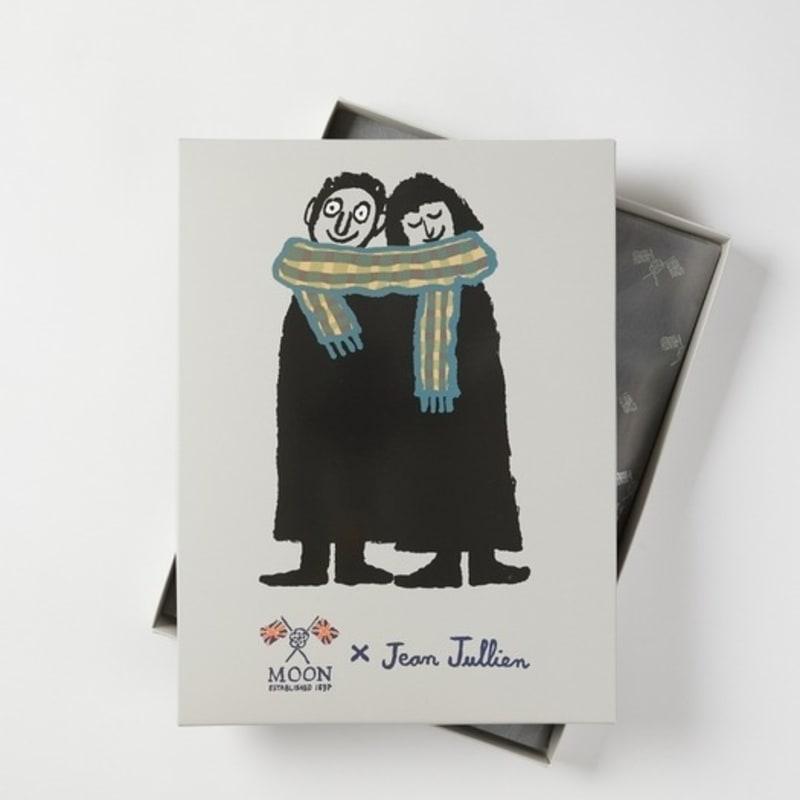 ABRAHAM MOON Шарф из мериносовой шерсти 25 см - Блайт Грей