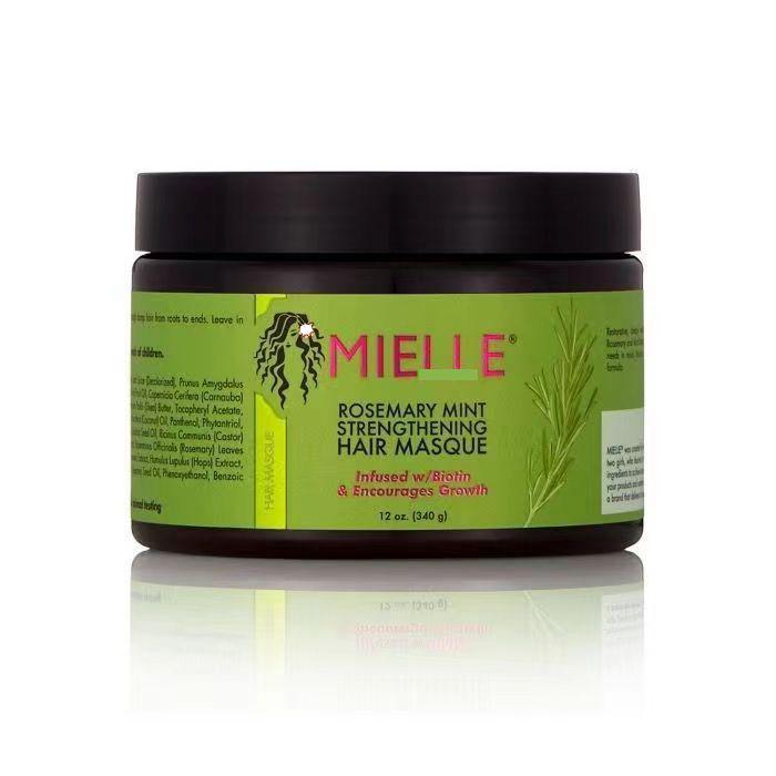 Маска-кондиционер для волос с ароматом мяты Miellé 340 г – Укрепляющая, увлажняющая и глубоко восстанавливающая. В наличии