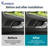 Carbon Fiber Style Interior Sticker for Opel Corsa 2007-2014 LHD RHD Door Handle Frame Trim