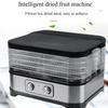 5 Trays Electric Timer Food Dehydrator Fruit Vegetable Beef Meat Dryer Fish Meat Fruit Drying Machine 5 Layers