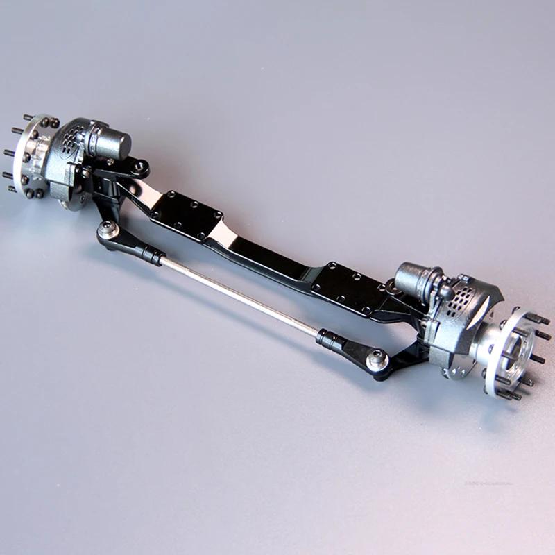 1:14th Scale Metal Simulation Unpowered Front Axle for Tamiya RC Truck SCANIA 770S R620 VOLVO BENZ Arocs MAN TGX Car Accessories