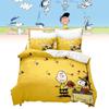 Cartoon Print Digital Duvet Cover Pillowcase Set Bedroom Gift Bedding