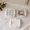 Reusable Jewelry Dish Mold Flexible Silicone Plaster Tray Mold  Jewelry Dish Candle Holder