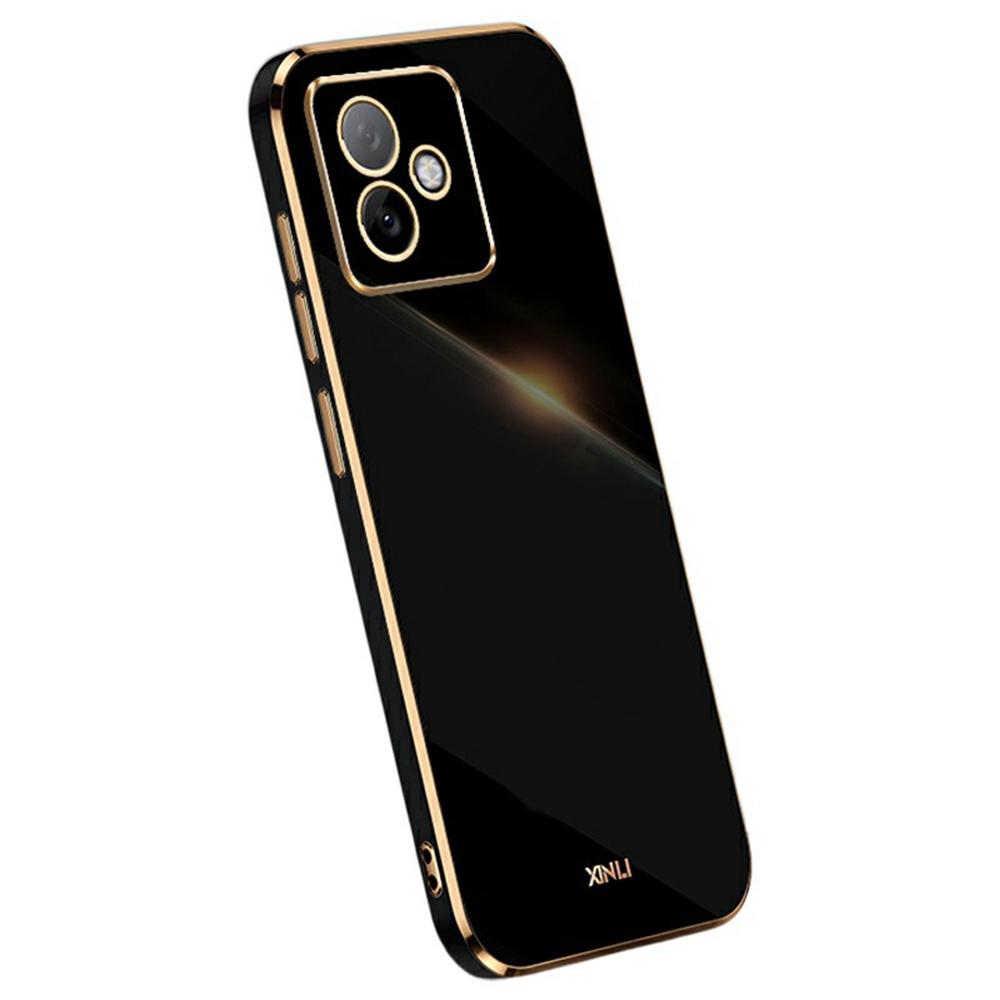 XINLI Чехол для Honor X60 GT 5G, ТПУ Чехол для телефона с гальваническим ободком