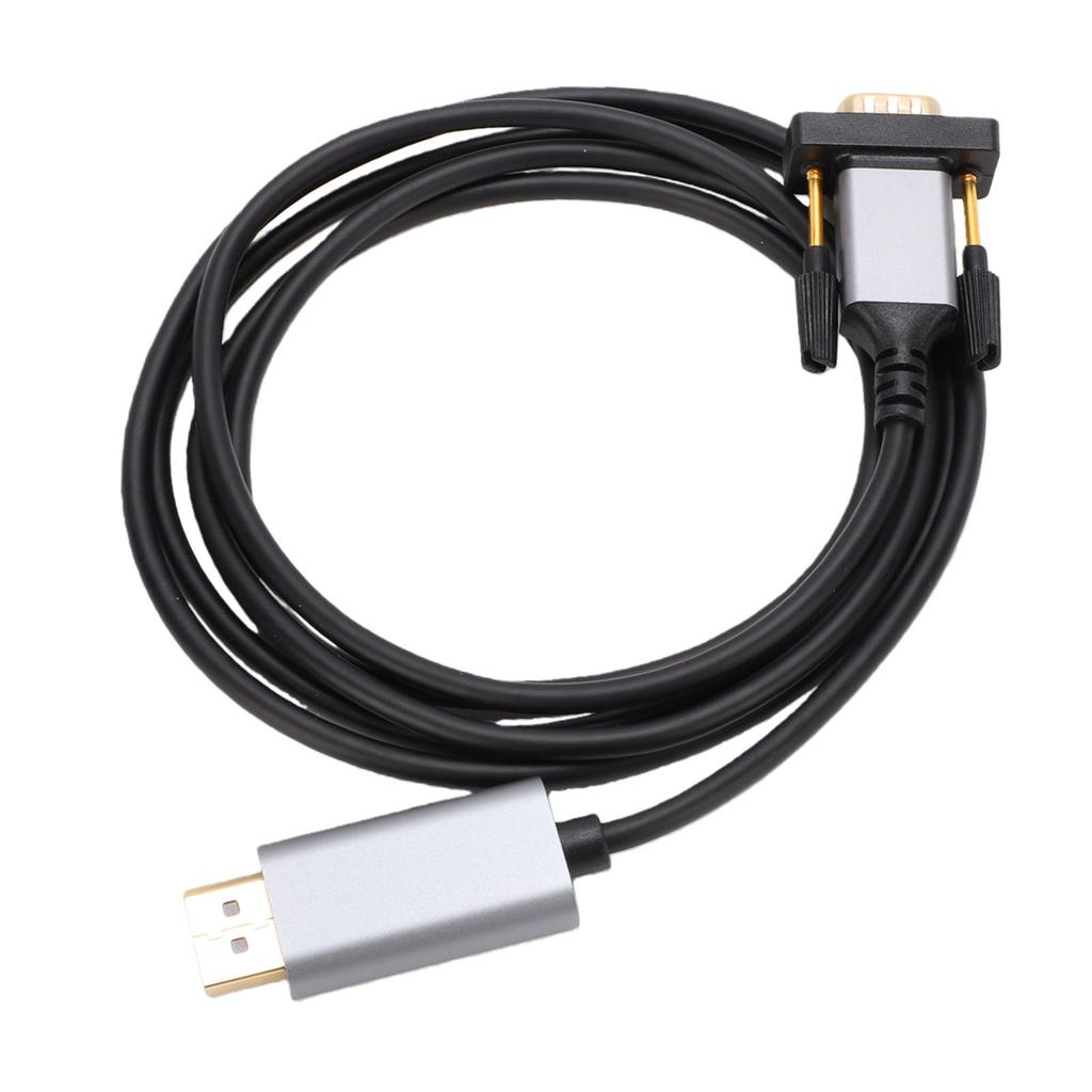 DisplayPort to VGA Cable 2m Male to Male DisplayPort to VGA Adapter Cable for PC Laptop Monitor Projector
