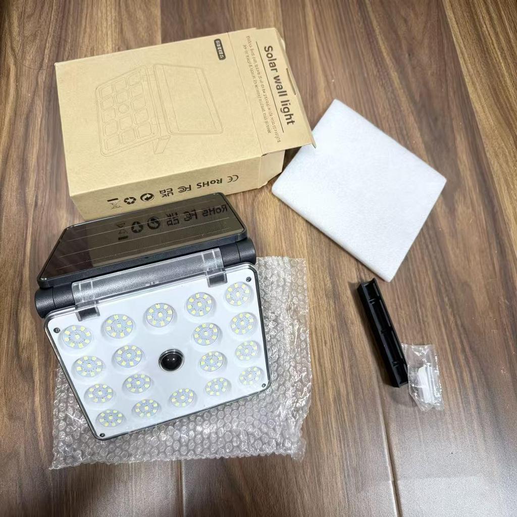 Solar-Powered LED Outdoor Floodlight: Super Bright, Wide-Angle, for Courtyards, Yards, and Streets
