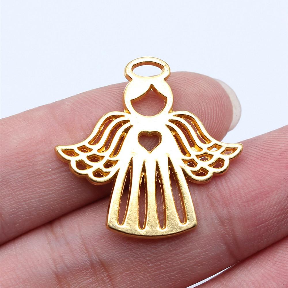 Большие подвески-ангелы, кулон, пара, ювелирные изделия, необычные подарки для