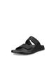 ECCO Men's Second Cosmo M Slide Leather Sandals, Black, Size 25.5 Cm, 3E