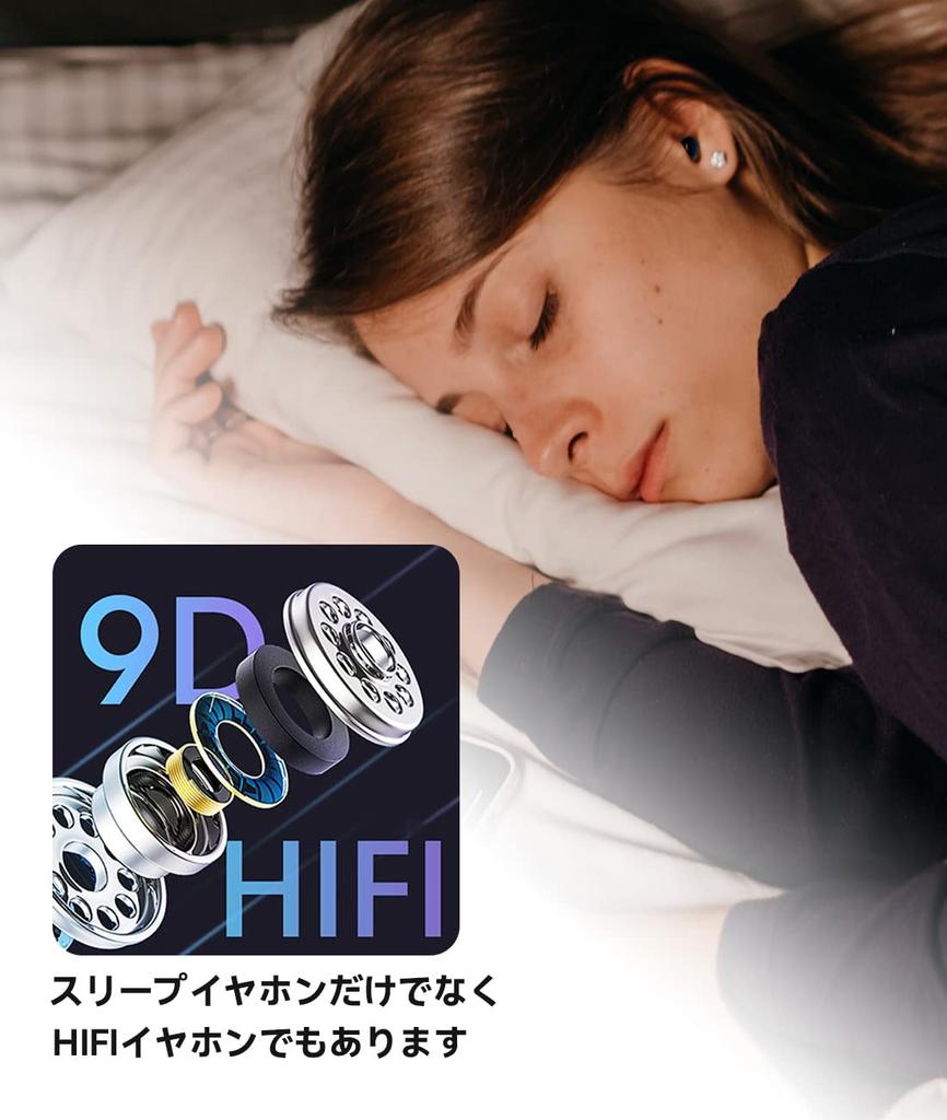 Bluetooth-наушники для сна для безболезненного беспроводного Bluetooth, длительное автоматическое полное Bluetooth Hi-Fi звук, сенсорное светодиодное IPX5, одинарные или раздельные, совместимые с