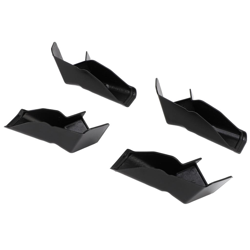 4pcs RV Gutter Spouts Direct Rain Water Away From RV Gutter Extender for Most Motorhomes Black
