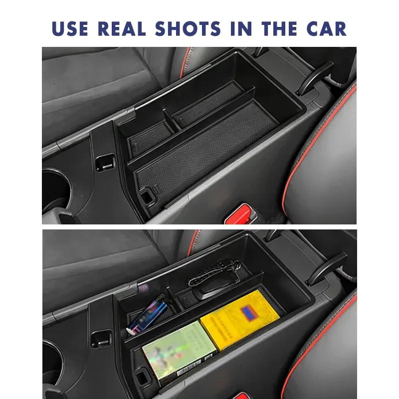 Car Armrest Box Storage Box Tray For Hyundai Sonata 2024 Interior Accessories Auto Central Console Holder Container Automobiles