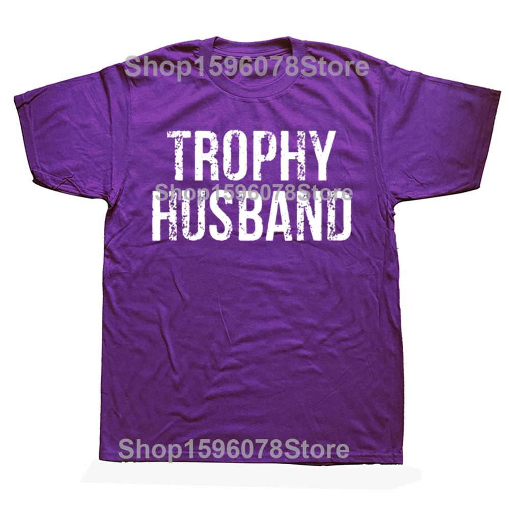 Novelty Trophy Husband Printed Funny Graphic T Shirts Streetwear Short Sleeve Birthday Gifts Summer Style T-shirt Mens Clothing