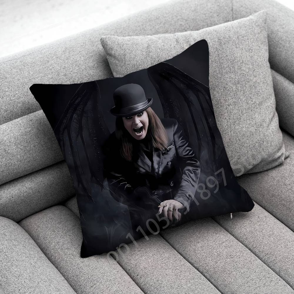 O-Ozzy Osbourne Throw Pillow Case For 45X45Cm 40X40Cm 55X55Cm 50X50Cm 30X30Cm Square Car Pillowcase Shell