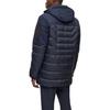 HUGO BOSS Mixed Material Down Jacket With Detachable Hood Jackets & Coats Men's Dark Blue 50501608-402