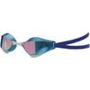 Mizuno GX SONIC EYE J Swimming Goggles Size Aqua Blue with Ruby Mirror (Non-Cushion), Unisex, N3JE900129, 29