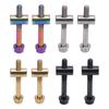 2pcs M5x40mm Ti Alloy Bike Seat Post Fixing Bolts Bike Seatpost Screws Cycling Accessories for Bike 