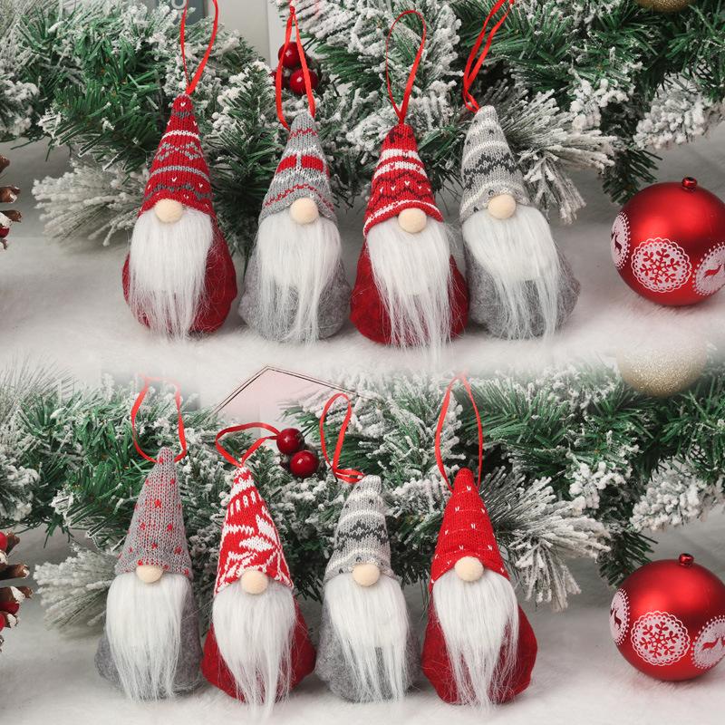 Christmas Faceless Gnome Dolls Holiday Home Decor Xmas Tree Ornaments And Gifts
