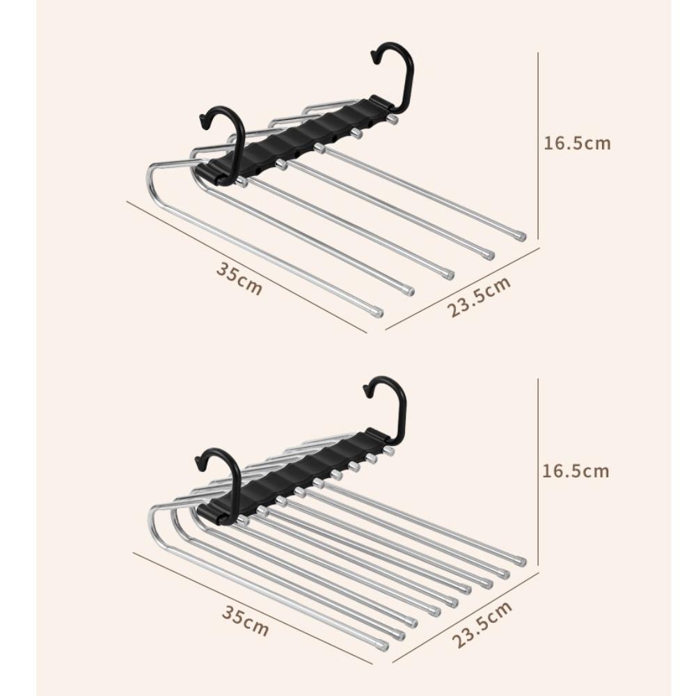 Stainless Steel Pants Hanger Closet Trouser Racks for Pants Jeans Leggings Trousers Skirts