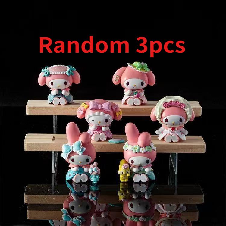 Новый Хороший Sanrio Пикник Клубника Сюрприз Слепой Бокс Чаепитие Моя Мелодия Настольное Украшение Подарок Слепой Бокс Милая Игрушка