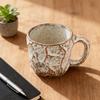 Керамическая кофейная кружка 270 мл Большая чайная чашка Новинка Минеральная форма Декоративный тамблер Уникальный домашний декор Подарок для любителей кофе