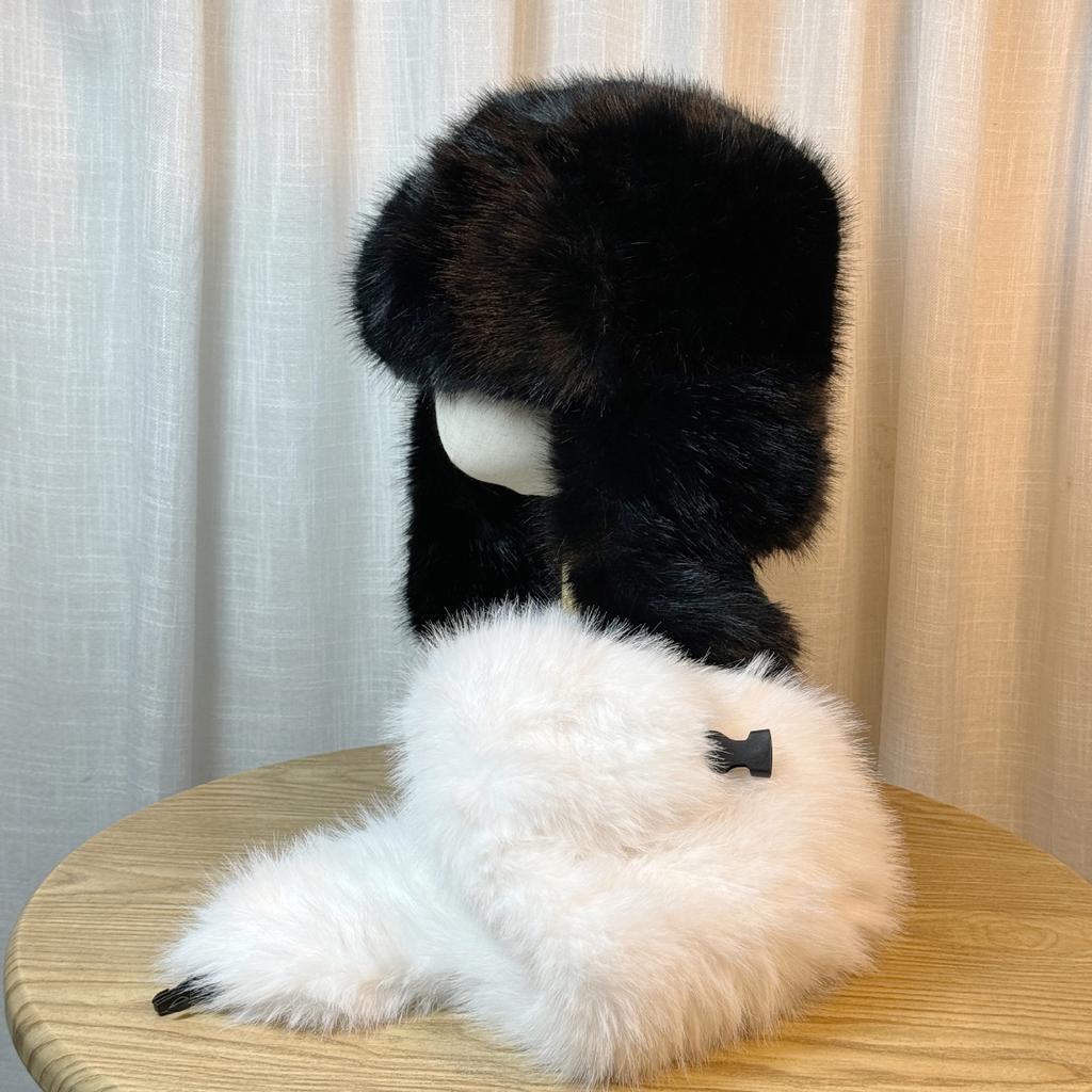Северо-восточная шапка-ушанка из искусственного меха норки, женская, для путешествий на открытом воздухе, плюшевая шапка, мужская, ветрозащитная и холодозащитная шапка для защиты ушей, осенне-зимняя