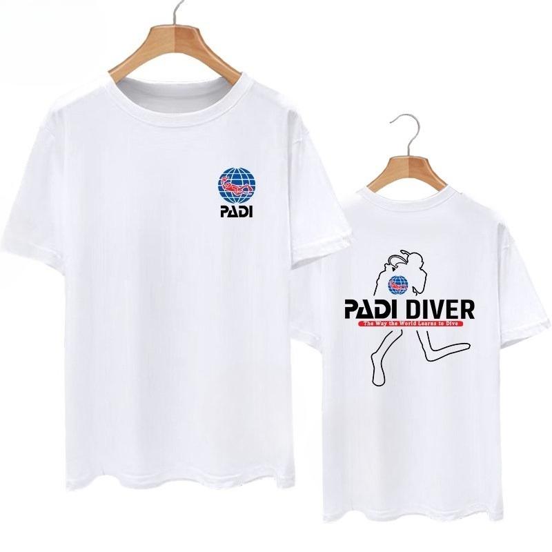 CMAS World Underwater Association PADI Diving Instructor Association Tshirt Unisexs Clothing and Womens 2026 Summer New T Shirt