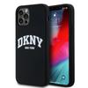 Dkny Dkhmp12Msnyach Iphone 12/12 Pro6.1 Черный/Black Жесткий чехол Жидкий силикон Белый печатный логотип Magsafe