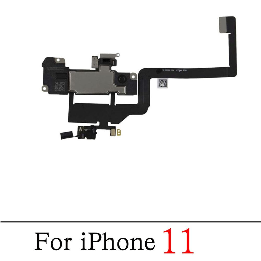 Динамик уха для iPhone X XR XS 11 Pro Max Слуховой динамик с шлейфом Замена БЕЗ Face ID
