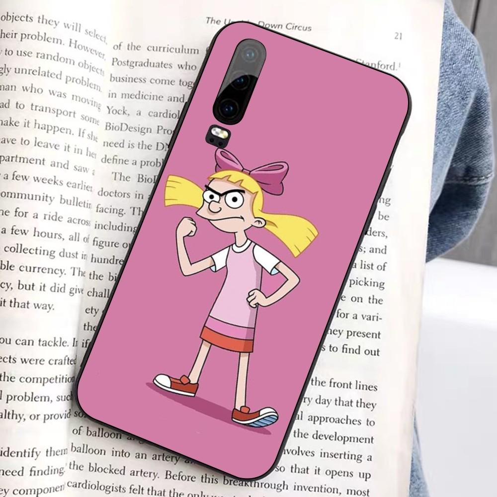 Hey Arnold Helga Bonito Phone Case For Huawei Honor 10 Lite 9 20 7A 9X 30 50 60 70 Pro Plus Soft Silicone Cover