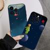 Чехол для телефона Маленький принц Для iPhone 16 15 11 13 14 Pro Max 7 8 Plus X Xr Xs Max 12mini Черный корпус Чехол