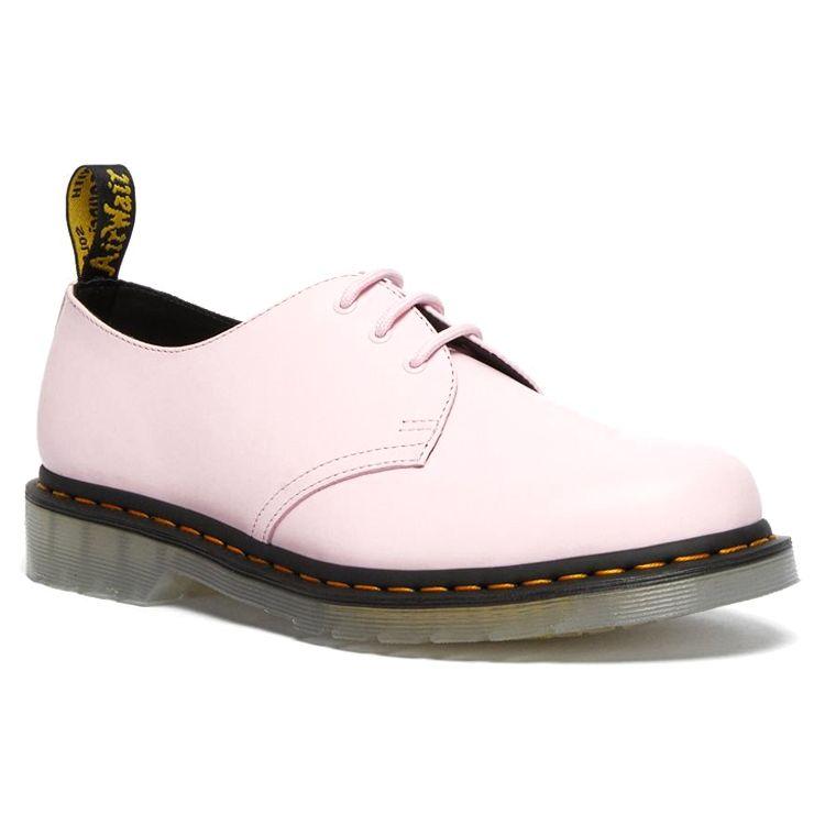 Dr. Martens Женские оксфорды 1461 Iced из гладкой кожи, светло-розовые 26651322