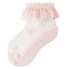 Baby Girl Socks Breathable Cotton Lace Ruffle Princess Mesh Socks Children Ankle Short Sock White Pink Beige Girls Kids Toddler