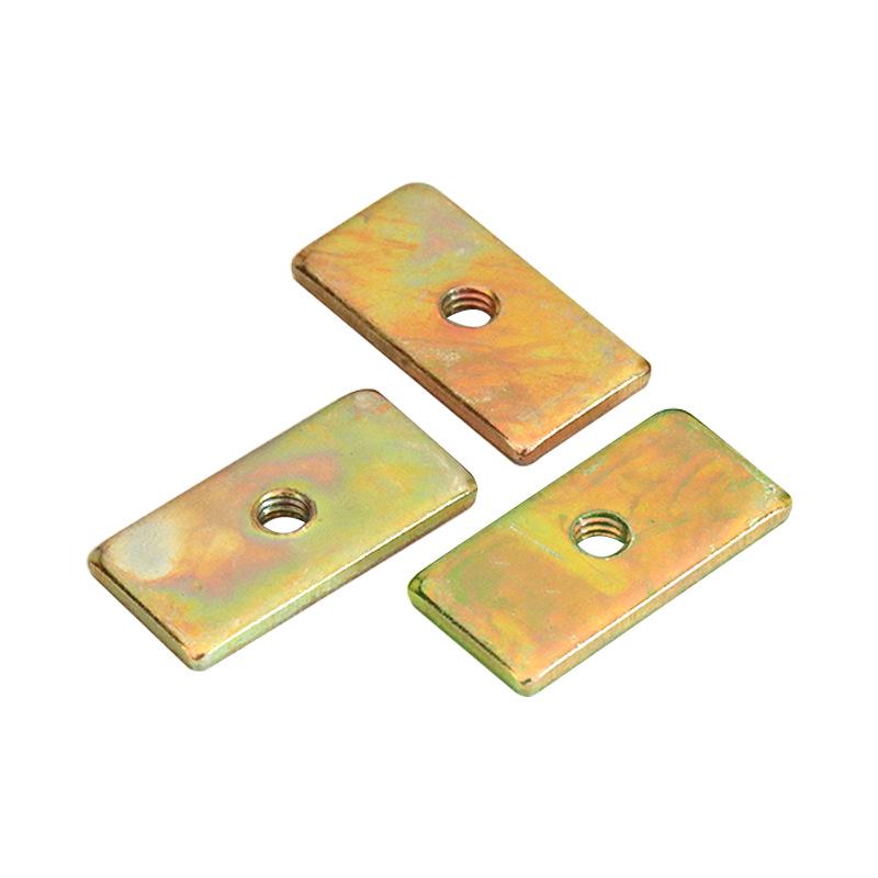 Квадратная гайка M3/M4, Смещенная Т-образная гайка M5, Железная гайка-шайба M6, Прямоугольная гайка-блок