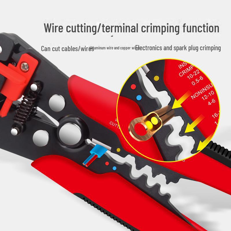 Многофункциональные клещи для зачистки, обжима и резки проводов электрика
