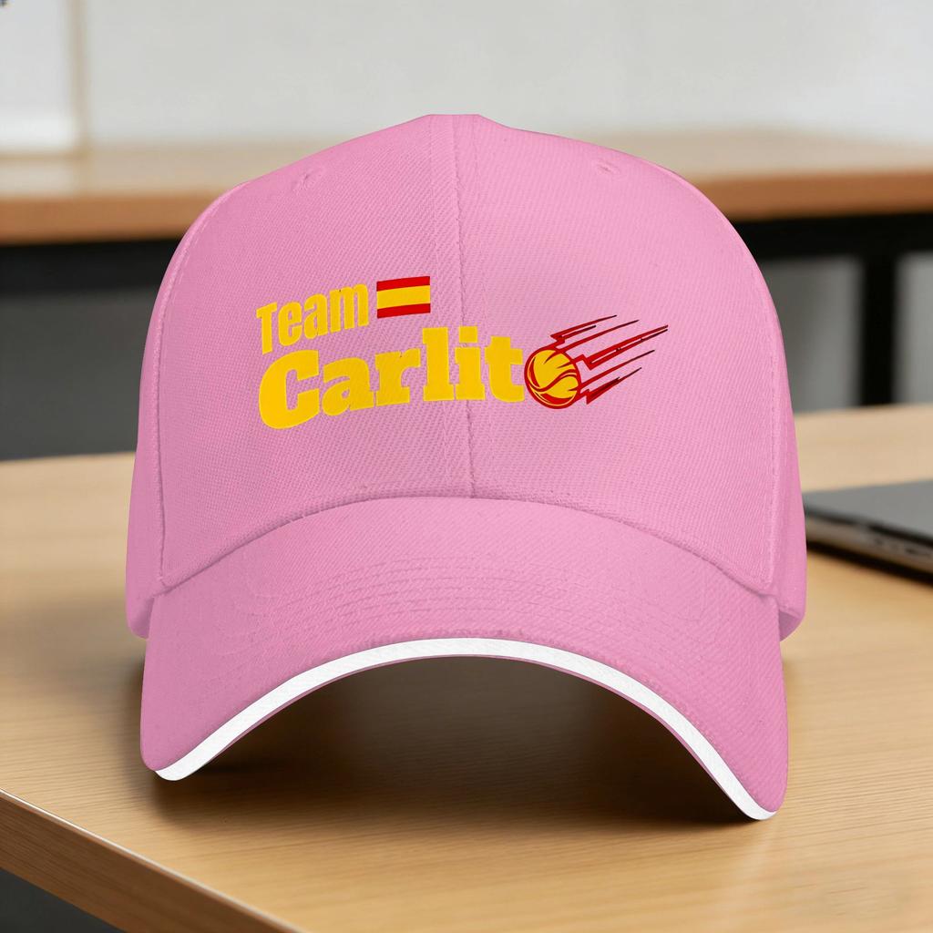 Carlos Alcaraz Vamos Baseball Cap Summer Casual Trucker Hat For UnisexTeens Outdoor Sports Sun Baseball Caps