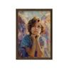 Poster Angelic Reverie Poster Angelic Reverie, 30X40 Cm, Frameless, Premium Canvas On Stretcher