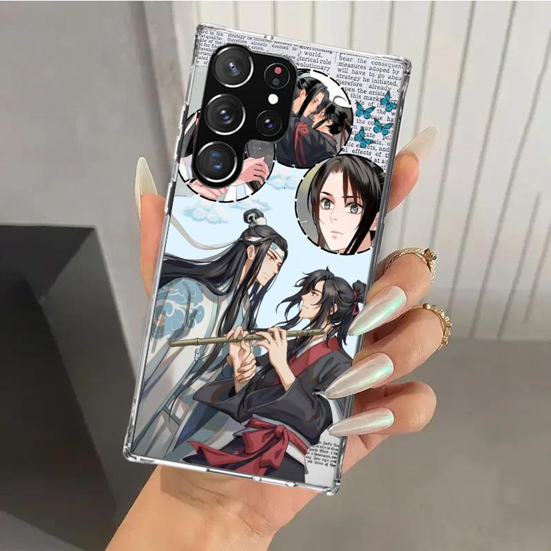 Чехол для телефона Аниме Мо Дао Цзу Ши для Samsung Galaxy S25 S24 S23 Ultra S22 S21 Plus S20 FE S10 + S10E S25U Мягкий печатающий корпус S24 S23