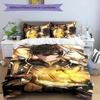 3pcs Genshin Impact characters3 pattern bedding set duvet cover set includes duvet cover &pillowcases, perfect all season bedroom decoration & gift