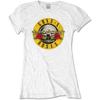 Белая футболка унисекс с логотипом Guns N Roses
