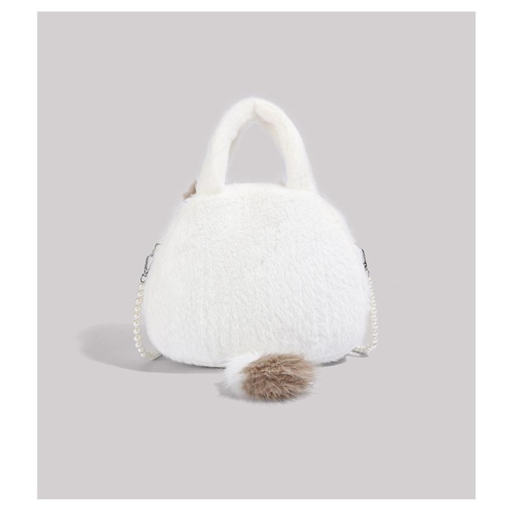 Handbag Women Plush Cartoon Design Daily