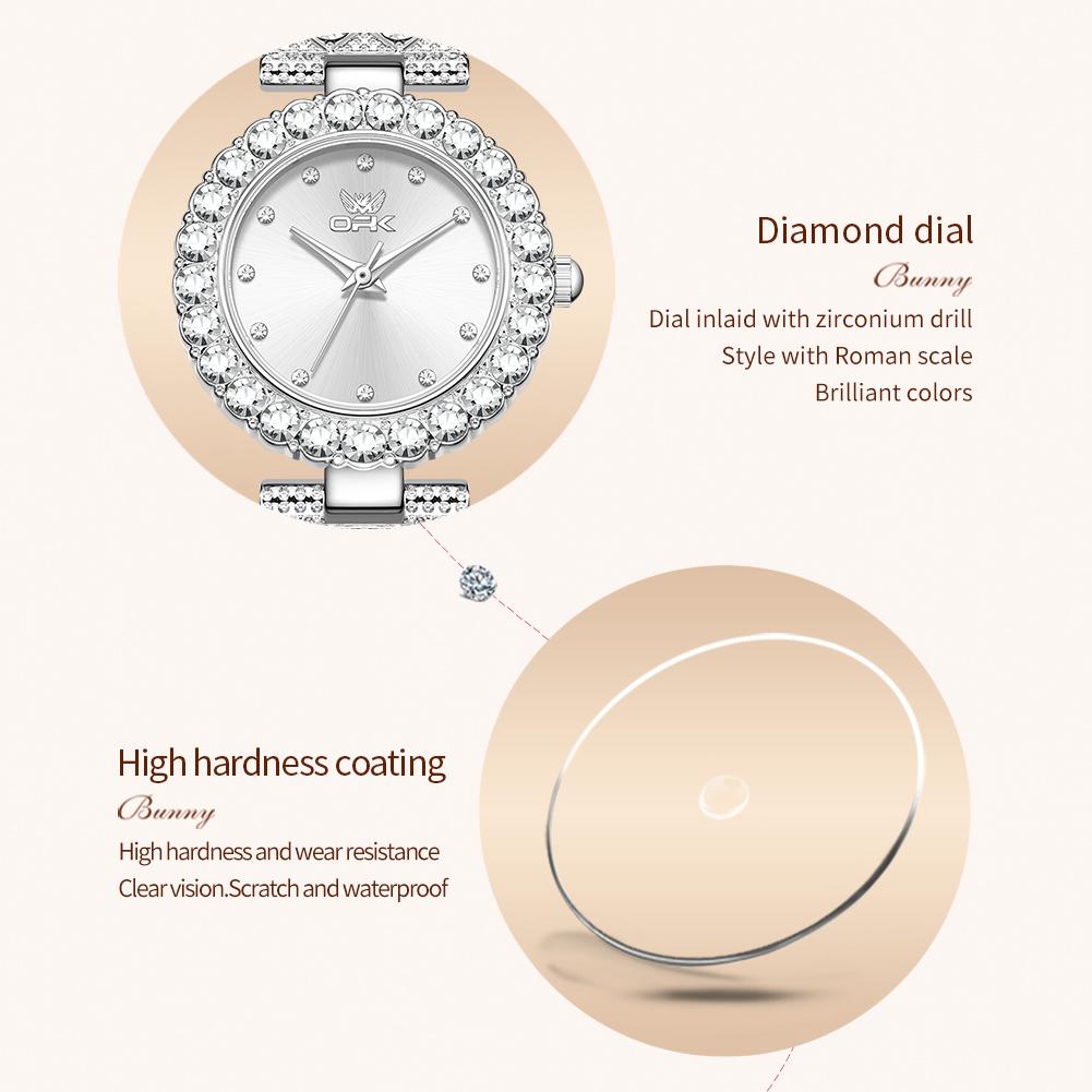 Fashion Full Diamond Women Watch Simple Fashion Original Watch Waterproof Luminous Inlaid Zircon Watch