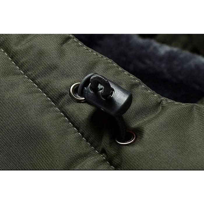 Высокое качество зимние уличные мужские куртки пальто ветрозащитные и морозостойкие толстые хлопковые пальто больших размеров