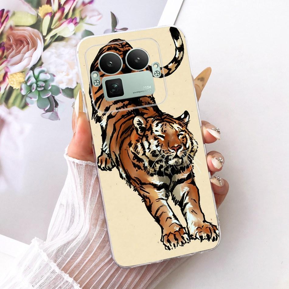 For Realme GT 8 Pro 2025 Cool Dragon Tiger Pattern Phone Case For Realme GT8 GT 8Pro 5G RMX5210 Soft Silicone TPU Cases